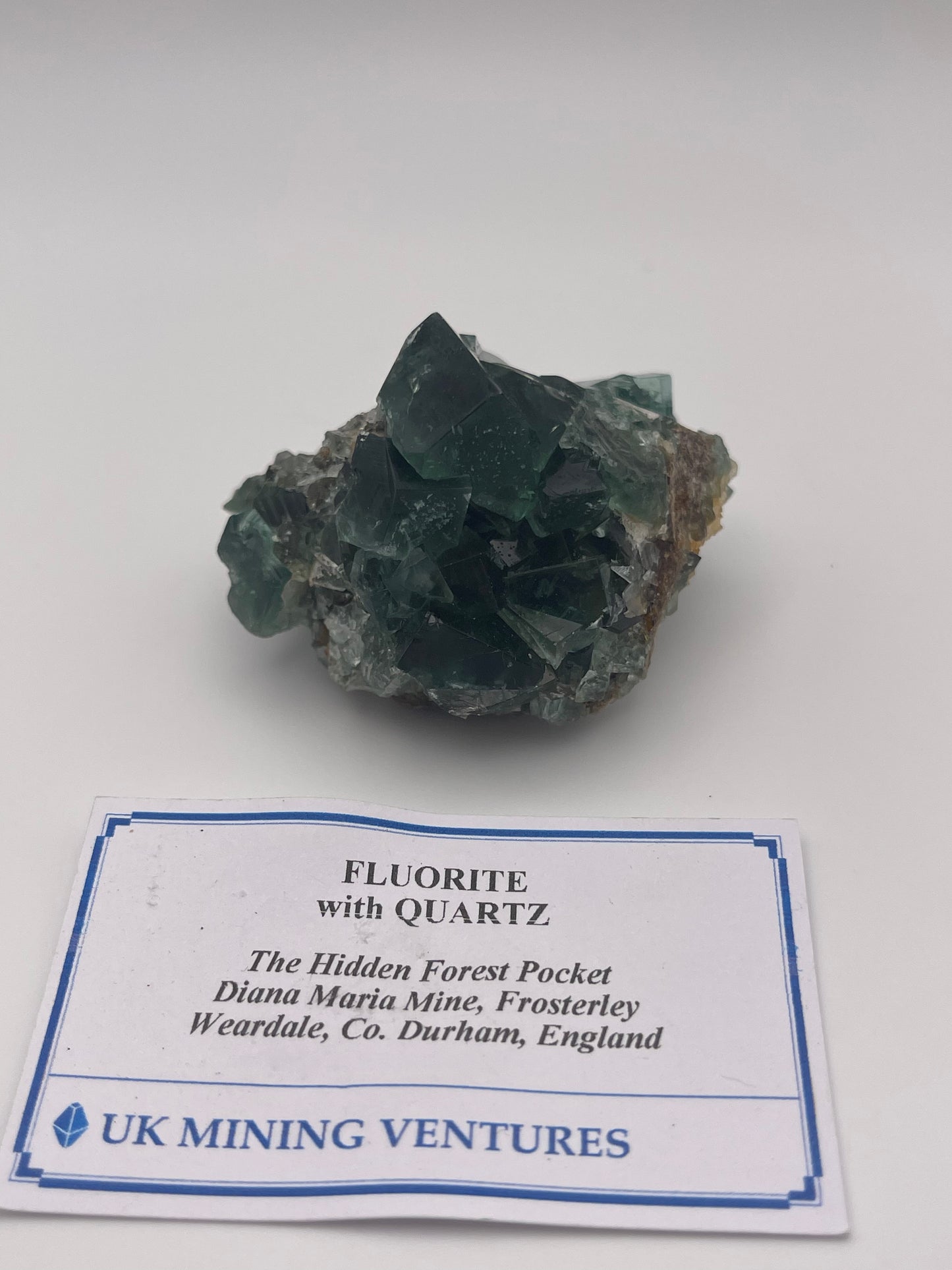 UK Fluorite with Quartz