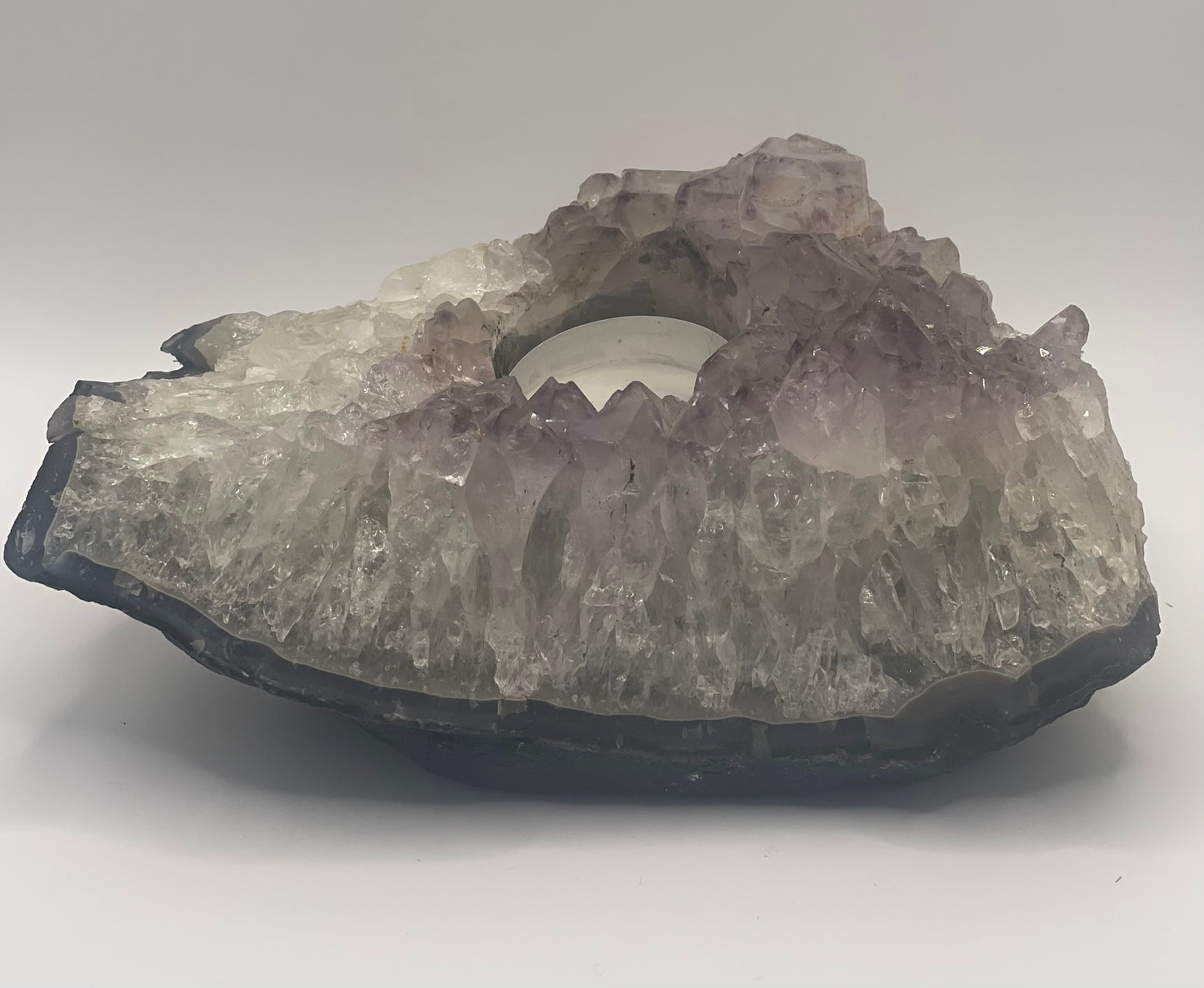 Amethyst Tea Light Candle Holder