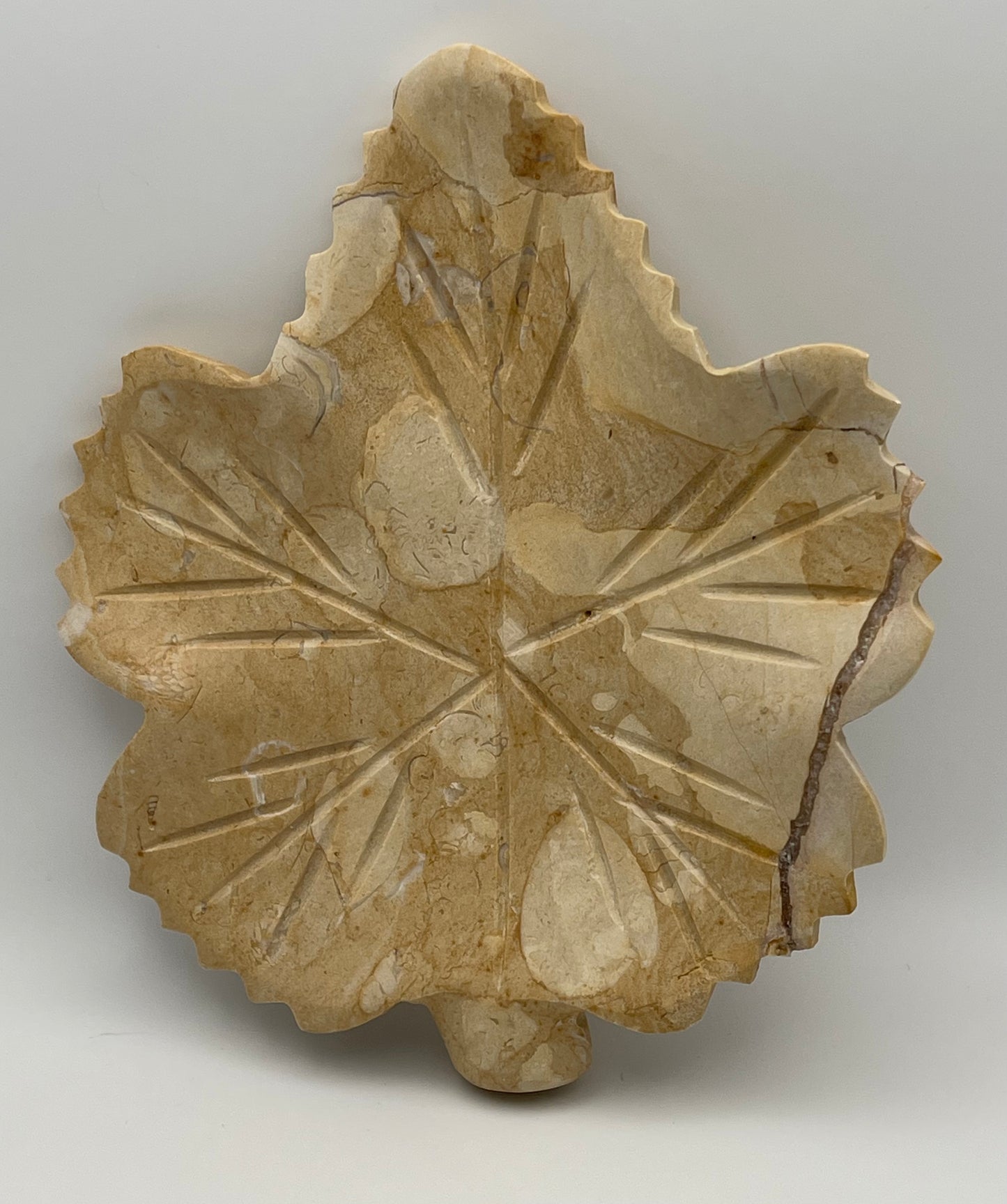 Leaf Calcite Bowl