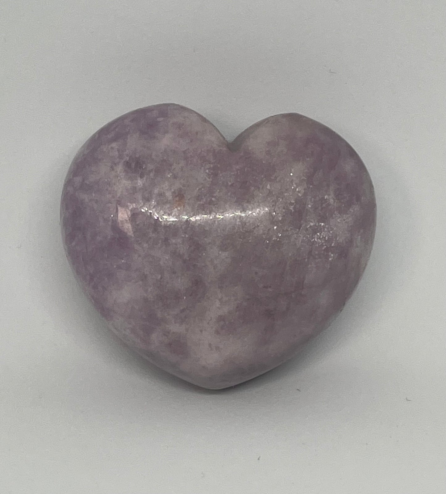 Lepidolite Heart