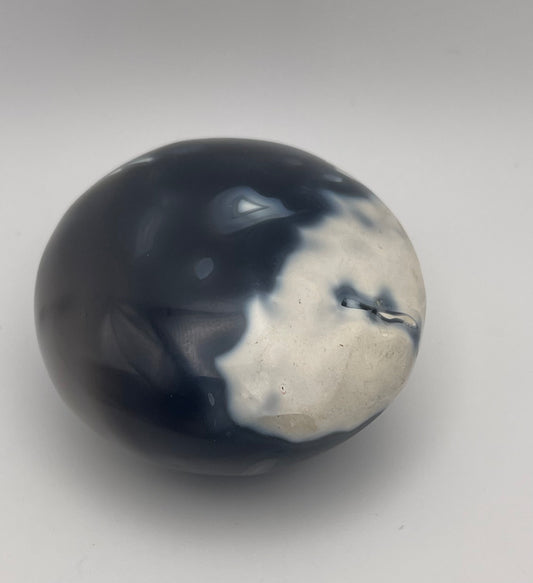 Orca Agate Palm Stone