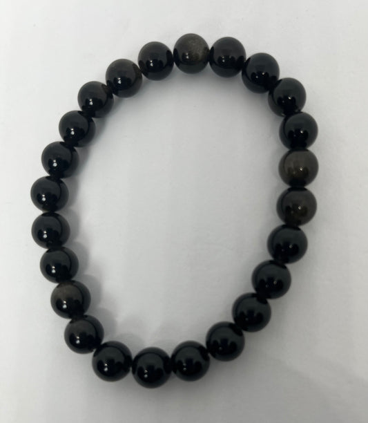 Goldsheen Obsidian Bracelet 8mm